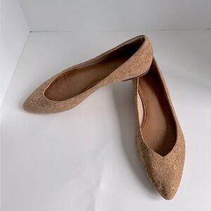 Corso Como Size Cork Ballet Flats Natural Size 9